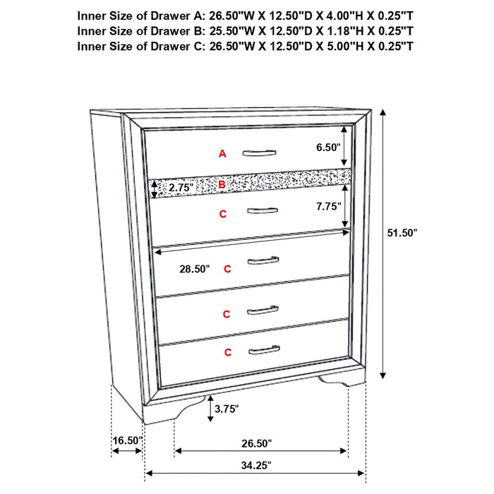 Five Star Furniture - Miranda Bedroom Set