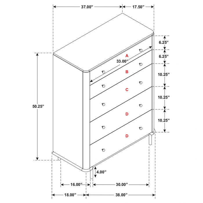 Five Star Furniture - Arini Chest of Drawers