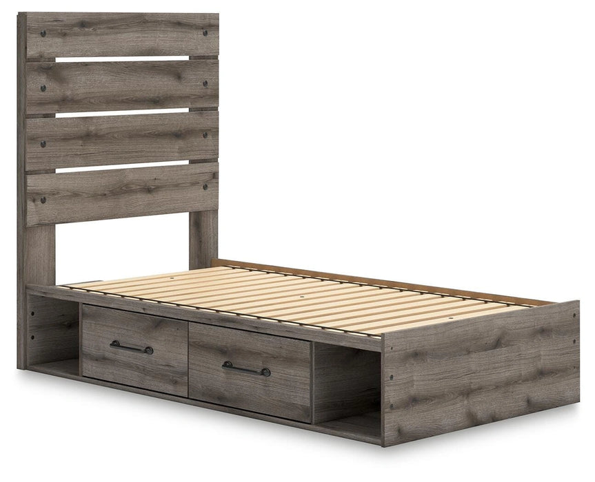 Five Star Furniture - Graystorm Bed with Storage
