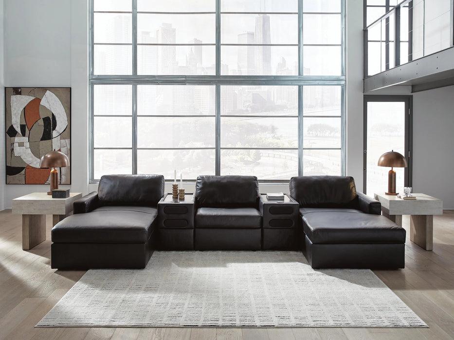 Five Star Furniture - Modmax II Double Chaise Sectional with Audio Consoles