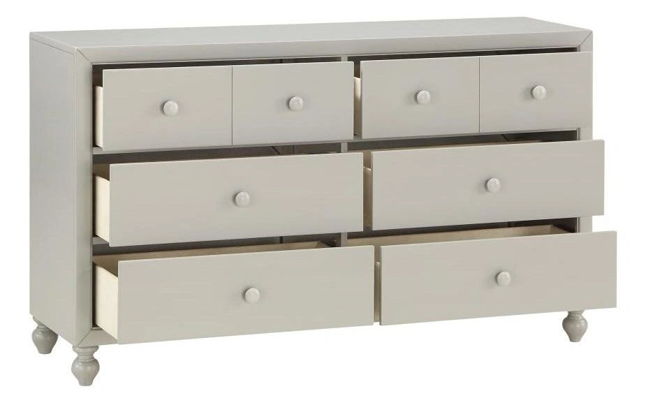 Five Star Furniture - Wellsummer 6 Drawer Dresser in Gray 1803GY-5