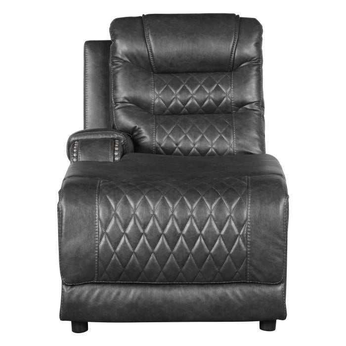 Five Star Furniture - Putnam Power Left Side Reclining Chaise with USB Port in Gray 9405GY-LCPW