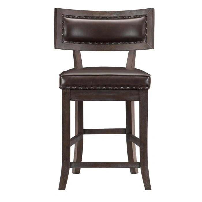 Five Star Furniture - Oxton Counter Hight Chair in Dark Cherry (Set of 2)