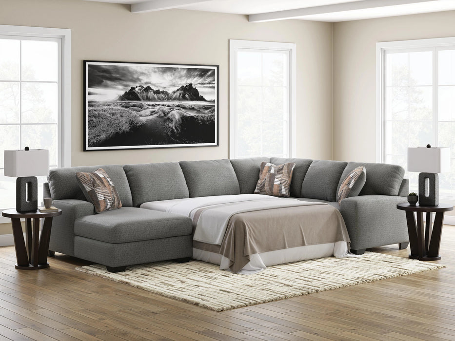 Five Star Furniture - Clarington Sleeper Sectional with Chaise