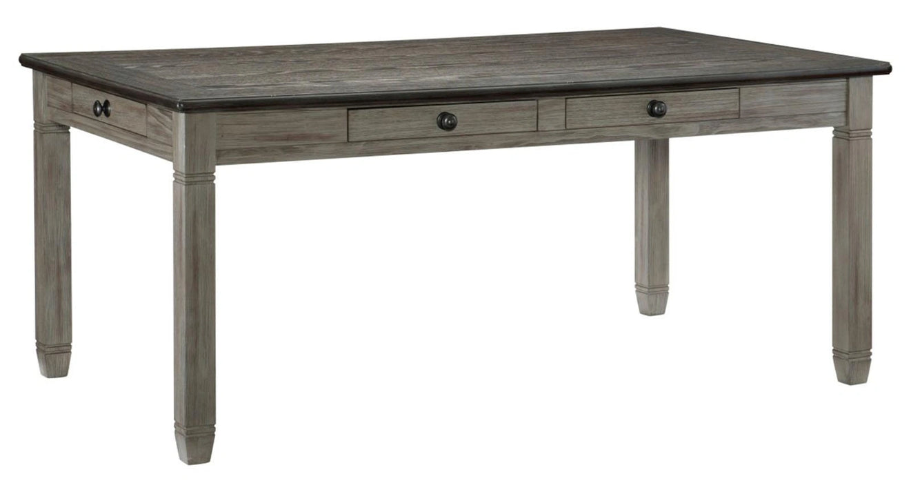 Five Star Furniture - Granby Dining Table in Coffee and Antique Gray 5627GY-72