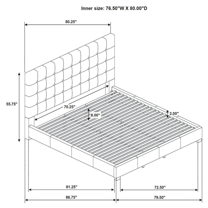 Five Star Furniture - Medley Panel Platform Bed