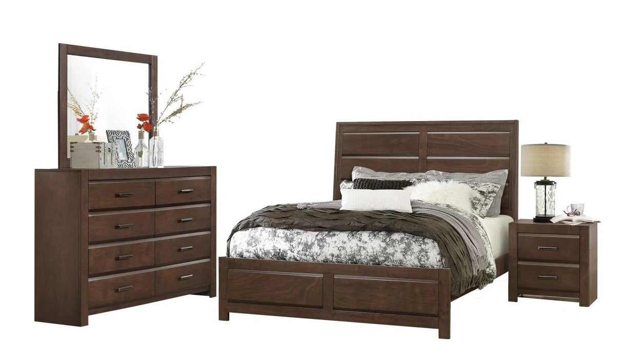 Five Star Furniture - Erwan 2 Drawer Nightstand in Dark Walnut 1961-4