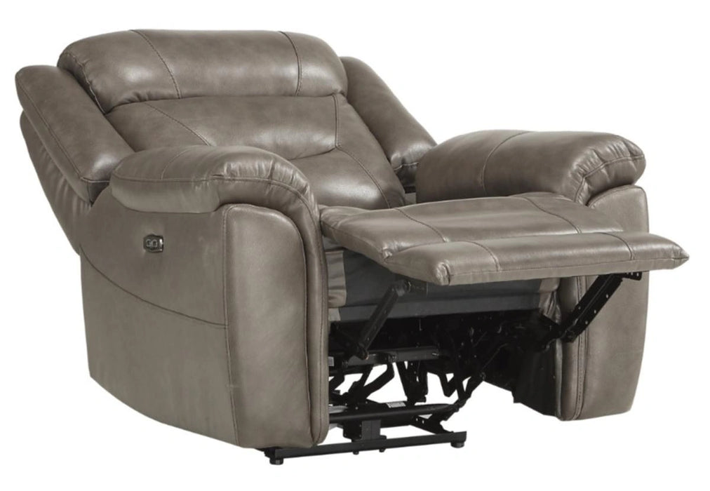 Five Star Furniture - Danio Power Double Reclining Chair with Power Headrests in Brownish Gray 9528BRG-1PWH