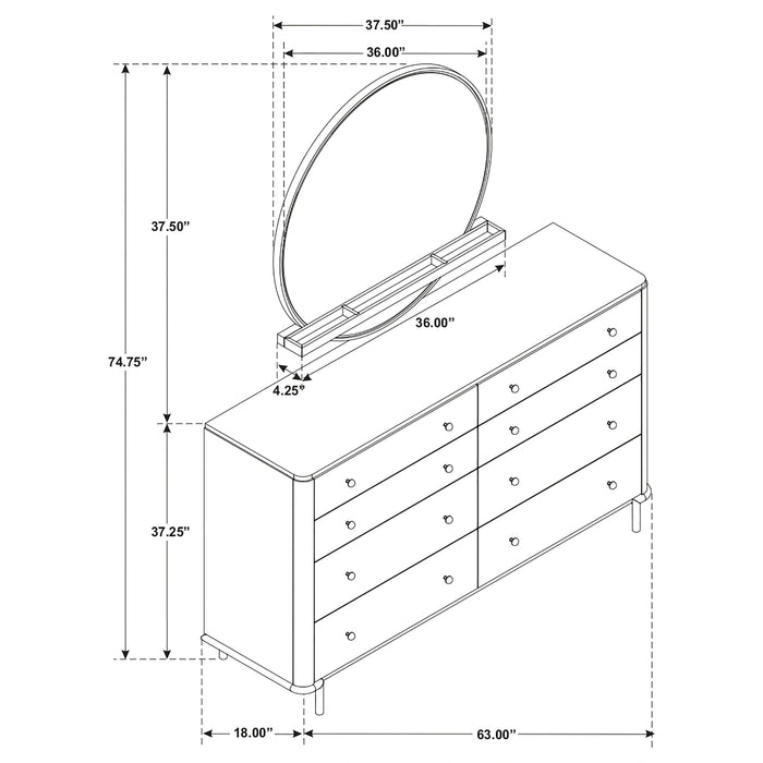Five Star Furniture - Arini Dresser with Mirror