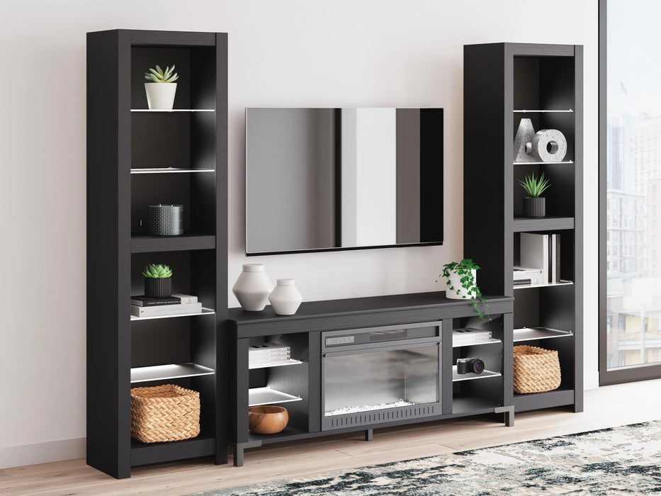 Five Star Furniture - Cayberry Entertainment Center with Electric Fireplace