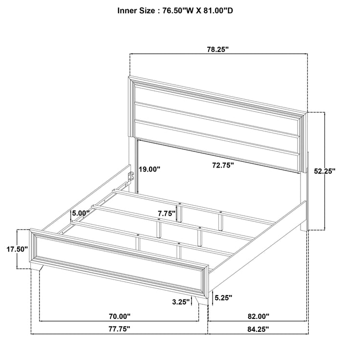 Five Star Furniture - Wright Panel Bed