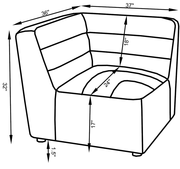 Five Star Furniture - Sunny Upholstered Corner Chair