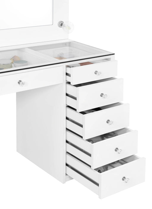 Five Star Furniture - Acena Makeup Vanity Table with LED Mirror