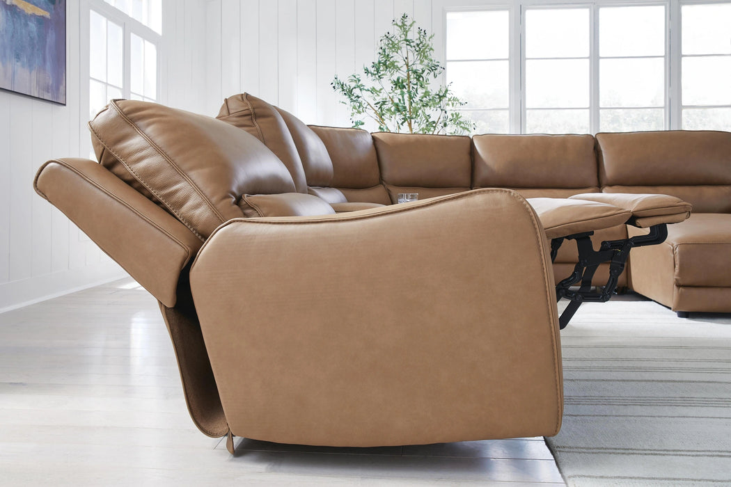 Five Star Furniture - DeepWakes Power Reclining Sectional with Chaise