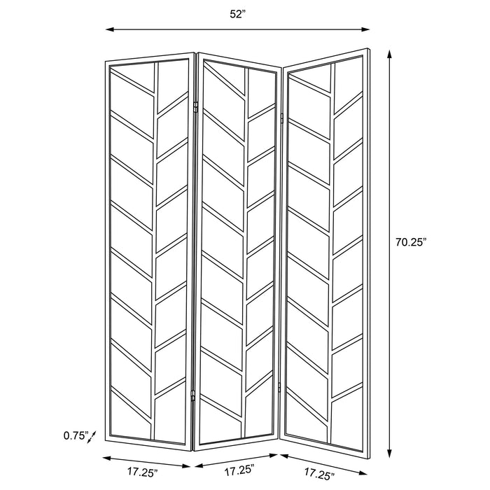 Five Star Furniture - Mila Three-Panel Room Divider