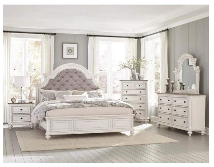Five Star Furniture - Baylesford Mirror in Antique White 1624W-6