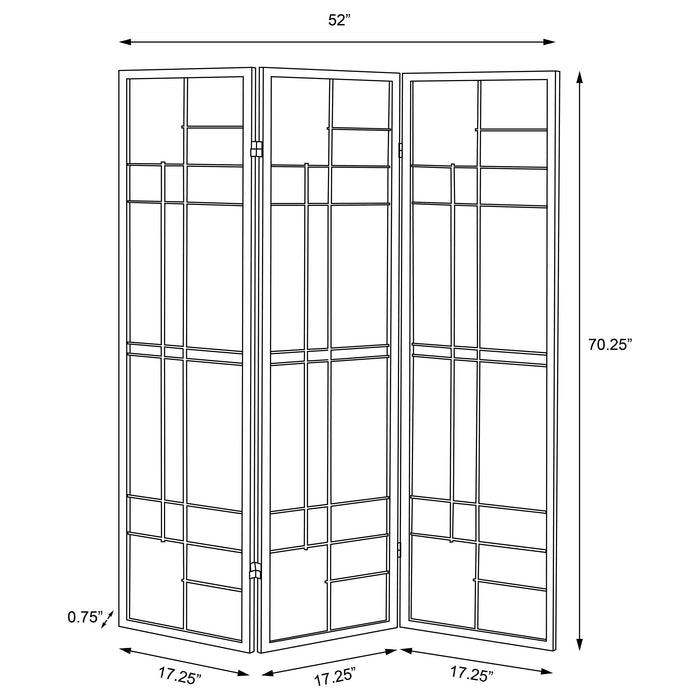 Five Star Furniture - Katerina Three-Panel Room Divider