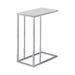 Five Star Furniture - Stella Glass Top Accent Table Chrome and White image