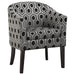 Five Star Furniture - Jansen Hexagon Patterned Accent Chair Grey and Black image