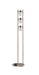 Five Star Furniture - Munson Floor Lamp with 3 Swivel Lights Brushed Silver image