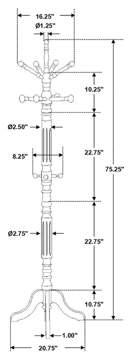 Five Star Furniture - Achelle Coat Rack
