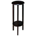 Five Star Furniture - Kirk Round Accent Table with Bottom Shelf Espresso image