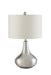 Five Star Furniture - Junko Drum Shade Table Lamp Chrome and White image