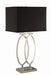 Five Star Furniture - Izuku Rectangular Shade Table Lamp Black and Brushed Nickel image