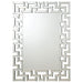 Five Star Furniture - Forman Interlocking Greek Frameless Wall Mirror Silver image