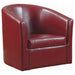 Five Star Furniture - Turner Upholstery Sloped Arm Accent Swivel Chair Red image