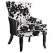 Five Star Furniture - Trea Cowhide Print Accent Chair Black and White image