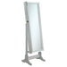 Five Star Furniture - Elle Jewelry Cheval Mirror with Crytal Trim Silver image