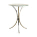 Five Star Furniture - Eloise Round Accent Table with Curved Legs Chrome image