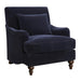 Five Star Furniture - Frodo Upholstered Accent Chair with Turned Legs Midnight Blue image