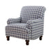 Five Star Furniture - Glenn Recessed Arms Accent Chair Blue image