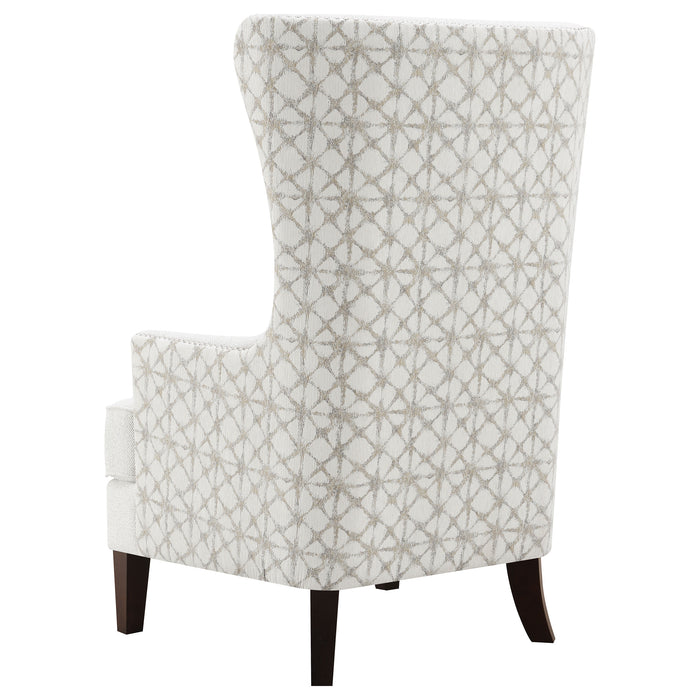 Five Star Furniture - Pippin Upholstered Wingback Accent Chair Latte