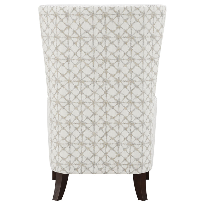Five Star Furniture - Pippin Upholstered Wingback Accent Chair Latte