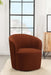 Five Star Furniture - Joyce Sloped Arms Swivel Chair Burnt Orange image