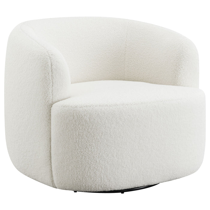 Five Star Furniture - Hudson Upholstered Swivel Chair Natural