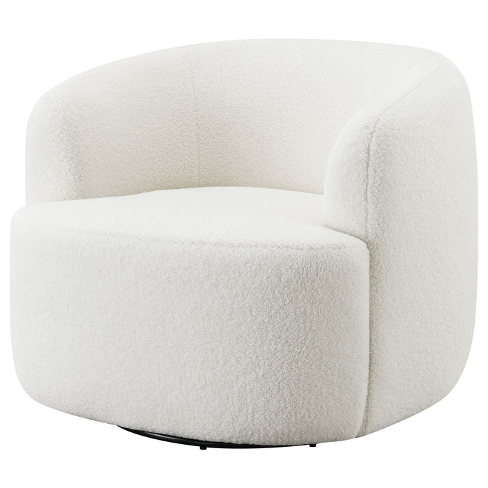 Five Star Furniture - Hudson Upholstered Swivel Chair Natural