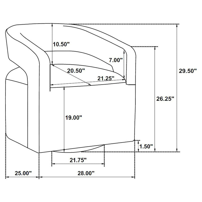 Five Star Furniture - Westhill Swivel Accent Chair