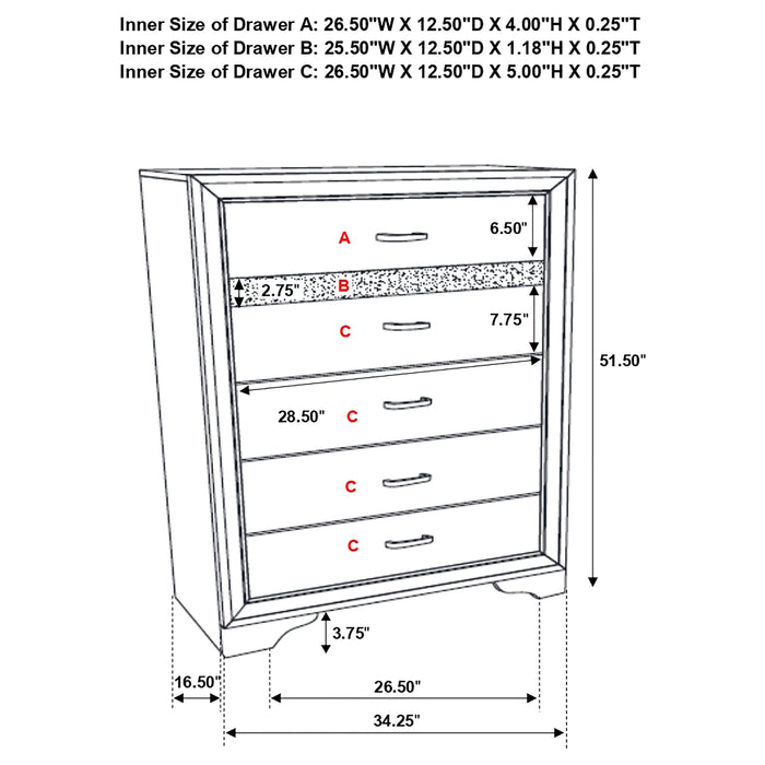 Five Star Furniture - Miranda Bedroom Set