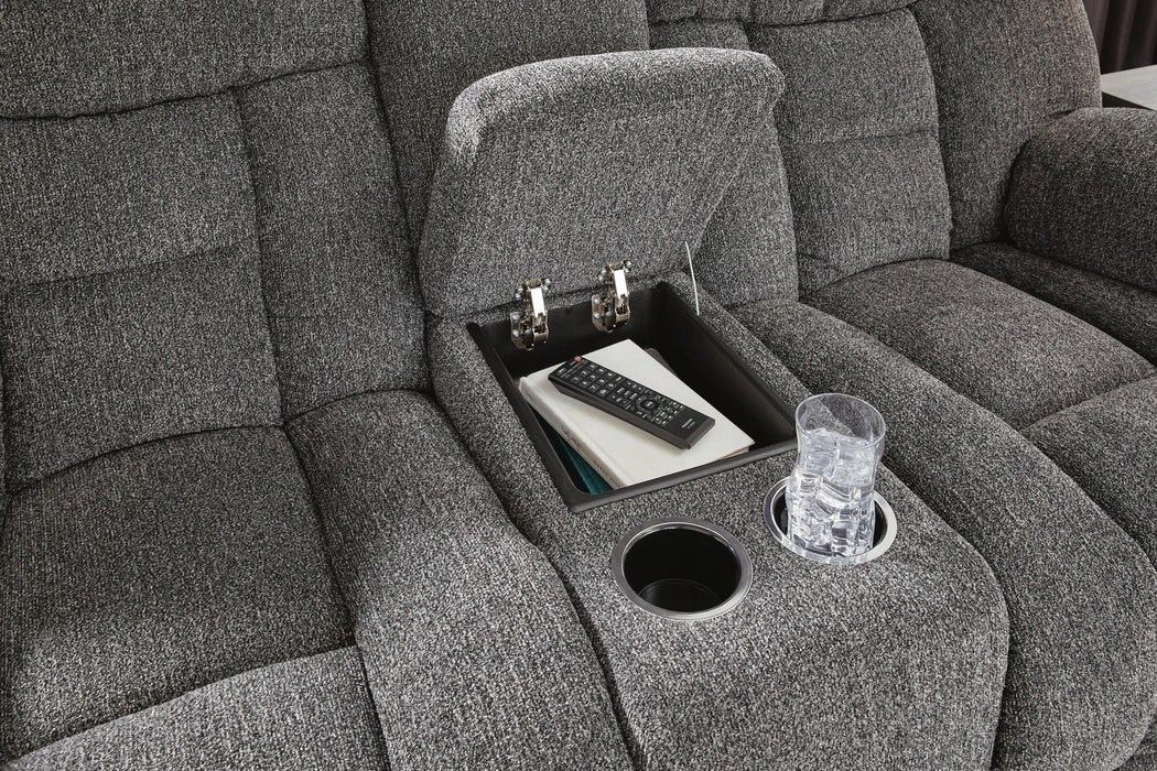 Five Star Furniture - Foreside Reclining Loveseat with Console