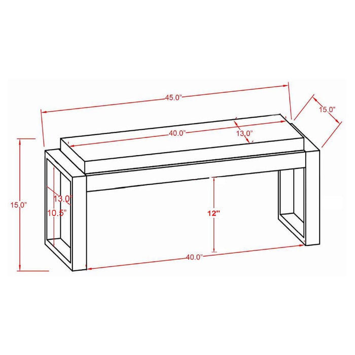 Five Star Furniture - Aiden Accent Bench