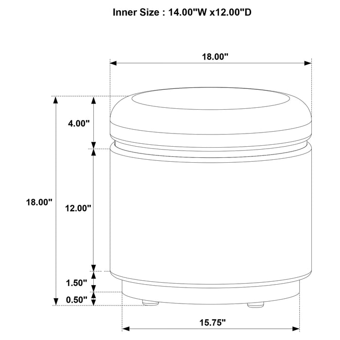 Five Star Furniture - Remuda Storage Ottoman