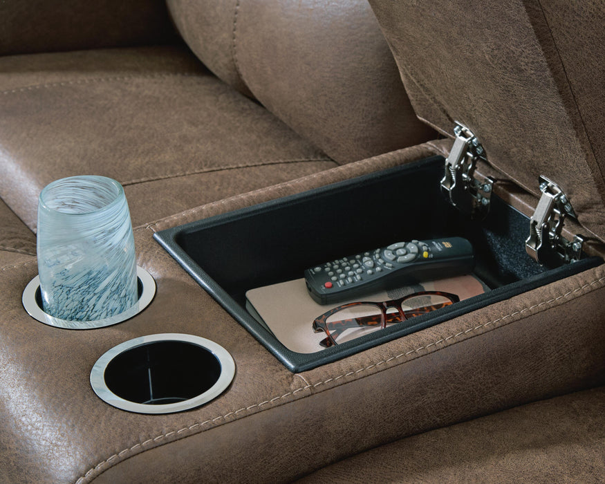 Five Star Furniture - Beckley Place Power Reclining Loveseat with Console