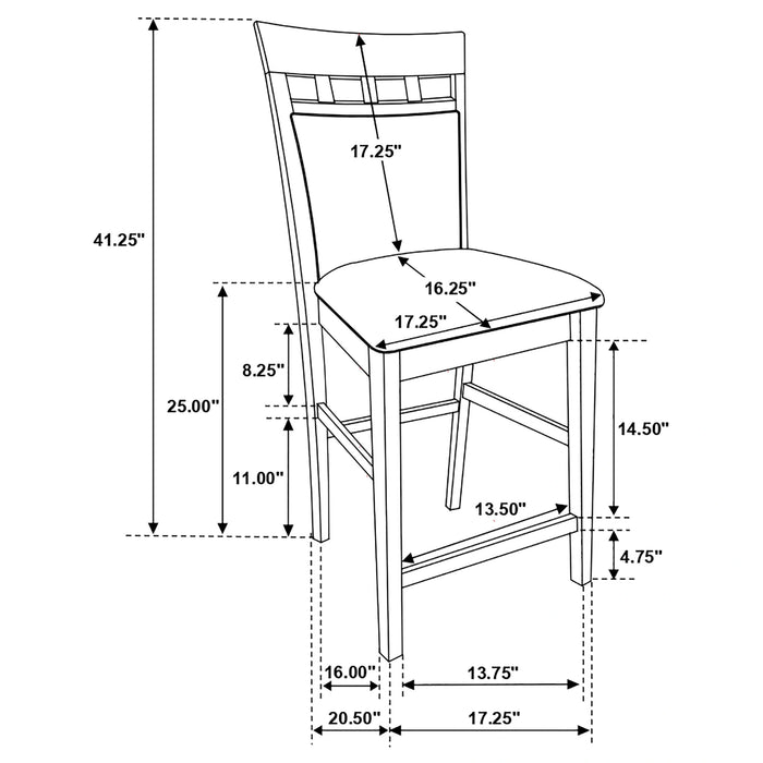 Five Star Furniture - Gabriel Counter Height Dining Set