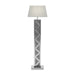 Five Star Furniture - Carmen Geometric Base Floor Lamp Silver image