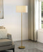 Five Star Furniture - Ramiro Drum Shade Floor Lamp Gold image