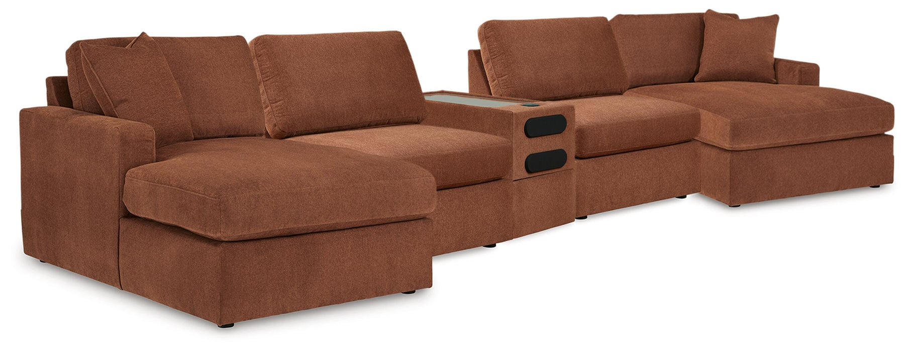Five Star Furniture - Modmax 5 Piece Sectional with Audio Console